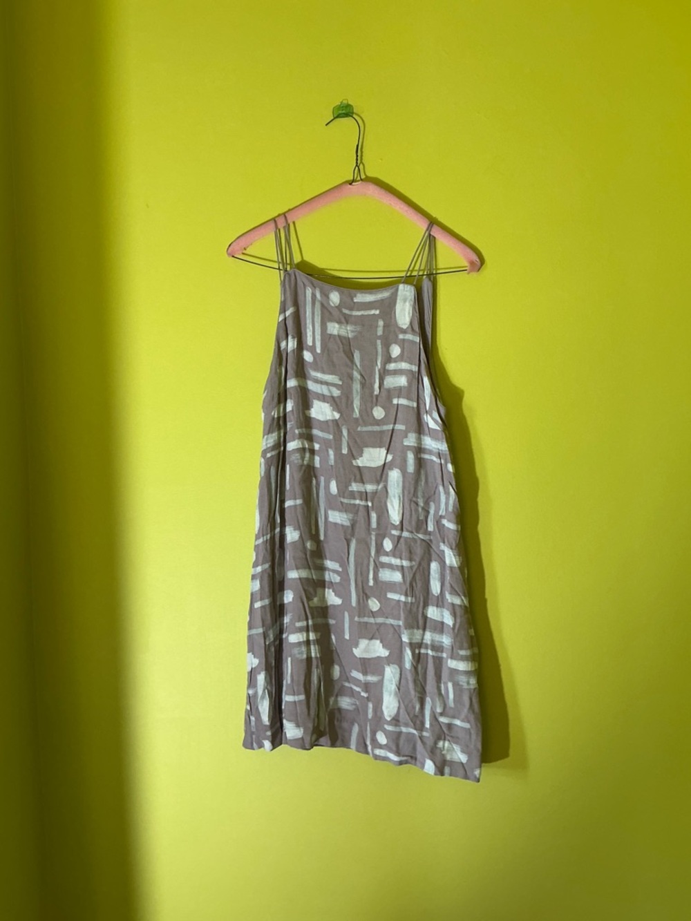 Urban Outfitters Mauve Silence + Noise Ella Geometric print dress